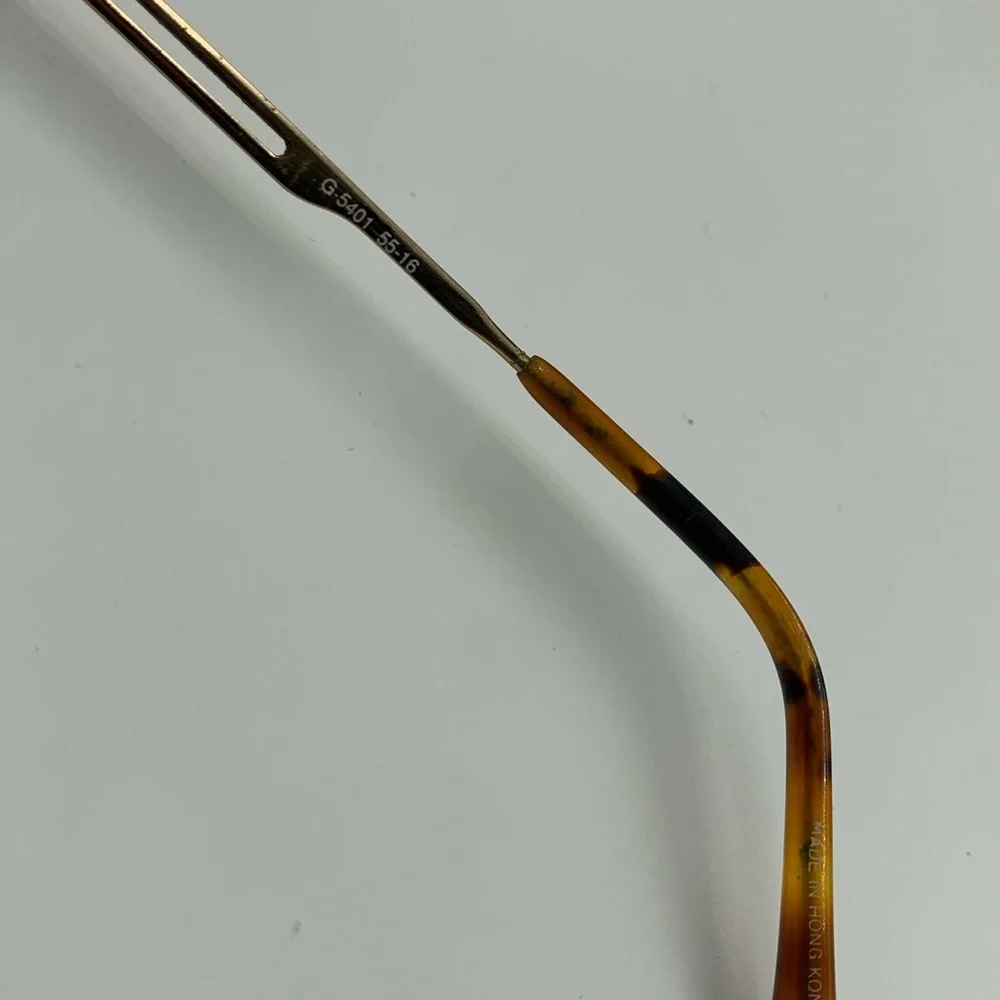 Amber Gold Aviator Sunglasses Frames
